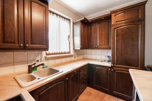 Kuchyňa alebo kuchynka v ubytovaní Arkadia Homely Apartament