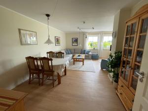 Χώρος καθιστικού στο Meine Ferienwohnung