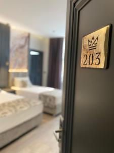 Postel nebo postele na pokoji v ubytování World Class Hotel - Istanbul Airport