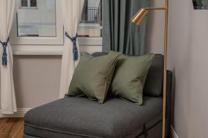 Posezení v ubytování NUE SUITES