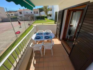 Balkón alebo terasa v ubytovaní Apartamento Cala Montgo