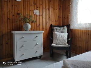 Postel nebo postele na pokoji v ubytování DemiNik Summer House