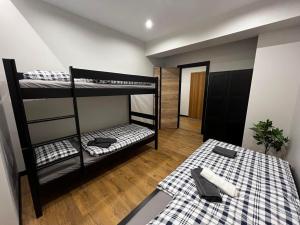 Poschodová posteľ alebo postele v izbe v ubytovaní Apartament Helsinki