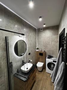 Kúpeľňa v ubytovaní Apartament Helsinki + 12 fotografií