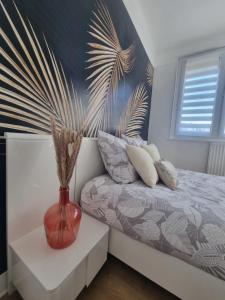 Posteľ alebo postele v izbe v ubytovaní chez Sandy