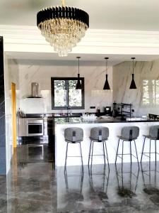 Köök või kööginurk majutusasutuses Villa Nathalie Marrakech