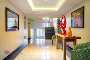 Χώρος καθιστικού στο MySpace Hotel @BGC