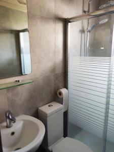 A bathroom at Limassol Seaside Apartment