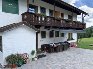 Balkón nebo terasa v ubytování Nockalm Cottage