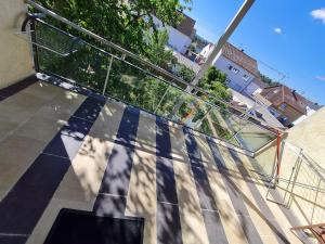 Balkón nebo terasa v ubytování Ferienwohnung Ramstein + 5 fotografií