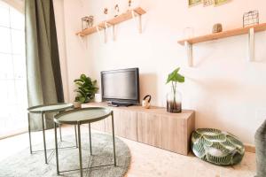A television and/or entertainment centre at Letmalaga Popolo & Parking