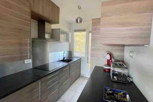 Η κουζίνα ή μικρή κουζίνα στο Appartement 2 chambres terrasse vue mer +10 φωτογραφίες