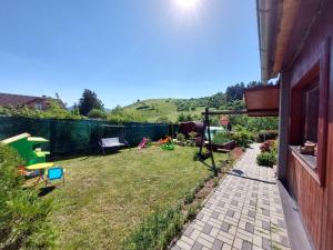 A garden outside Chalupa Miška
