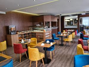 Posezení v ubytování Hôtel la Guimbarde