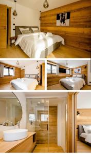 Posteľ alebo postele v izbe v ubytovaní Megève - Chalet Yack - Premium jusqu'à 15 pers