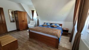 Кровать или кровати в номере B&B Plitvice Lakes Villa Mija
