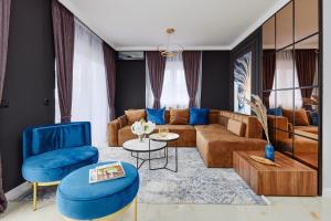 Χώρος καθιστικού στο Kotor Rooftop Apartments