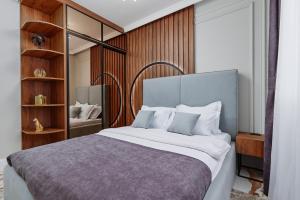 Ένα ή περισσότερα κρεβάτια σε δωμάτιο στο Kotor Rooftop Apartments