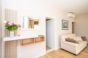 Et sittehjørne på Apartment Simple Suite