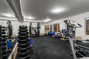 Fitness centrum a/nebo fitness zařízení v ubytování Paula Wellness & SPA