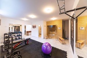 Posilňovňa alebo fitness centrum v ubytovaní Villa Le Soleil
