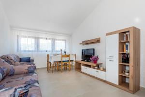 TV a/nebo společenská místnost v ubytování Apartments Žirje