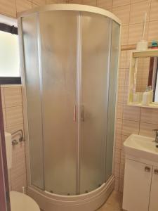 Koupelna v ubytování Apartman Ivana