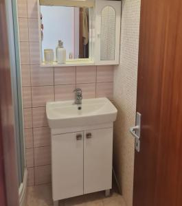 Koupelna v ubytování Apartman Ivana