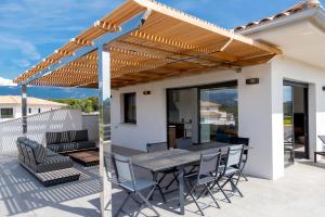 Balkón alebo terasa v ubytovaní Domaine d'Arca Porto Vecchio - Hugo 13 - Toit Terrasse - Haut standing