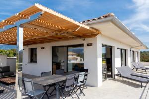Balkón alebo terasa v ubytovaní Domaine d'Arca Porto Vecchio - Hugo 13 - Toit Terrasse - Haut standing