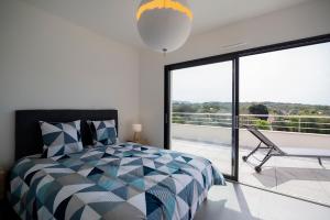 Posteľ alebo postele v izbe v ubytovaní Domaine d'Arca Porto Vecchio - Hugo 13 - Toit Terrasse - Haut standing