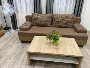 Ein Sitzbereich in der Unterkunft Ossiach Apartment 1
