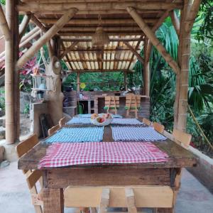 Veranda oz. zunanji predel v nastanitvi Hostal Dos Quebradas