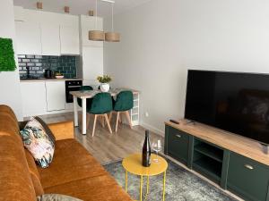 Kuchnia lub aneks kuchenny w obiekcie Villa Neptun - apartament przyjazny zwierzętom