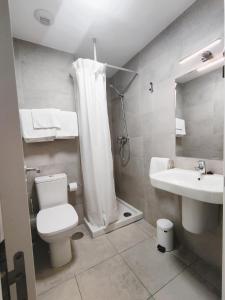 Phòng tắm tại Apartamento Santander Maliaño