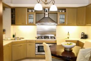A kitchen or kitchenette at Katerina's Luxury Apartment
