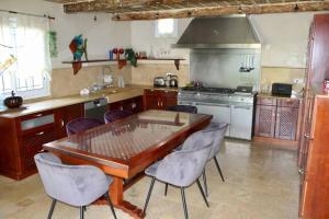 Kuchyň nebo kuchyňský kout v ubytování Luxueuse bastide provençale de 350 M2
