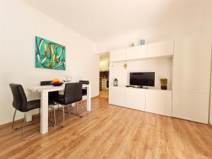 TV a/nebo společenská místnost v ubytování Apartment Morska oaza