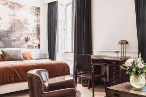 Château Laffitte Carcasset客房内的一张或多张床位