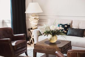 Château Laffitte Carcasset的休息区