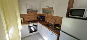 Kuchyň nebo kuchyňský kout v ubytování Villa Rab Robert
