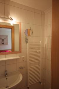 Koupelna v ubytování Hirschstube