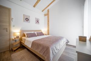 Postel nebo postele na pokoji v ubytování Villa Nesa - beautiful guest house at continental Croatia with Outdoor swimming pool, Sauna and 3 Bedrooms