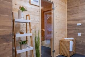 Koupelna v ubytování Villa Nesa - beautiful guest house at continental Croatia with Outdoor swimming pool, Sauna and 3 Bedrooms