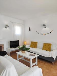 A seating area at Villa Coral