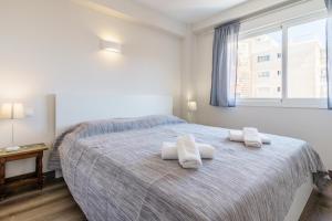 Posteľ alebo postele v izbe v ubytovaní Apartment Acapulco 6 + 14 fotografií