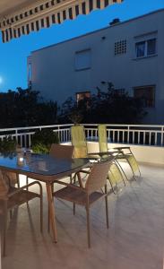 Balkón alebo terasa v ubytovaní LUXURY APARTMENT MEJE