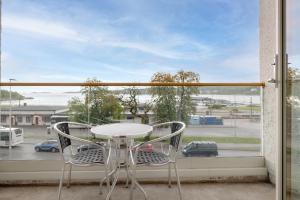 En balkong eller terrasse på Quality Hotel Grand Larvik