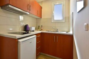 Kuchyň nebo kuchyňský kout v ubytování Veroniki Studios & Apartments