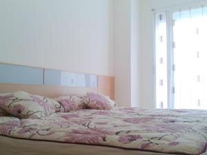 Łóżko lub łóżka w pokoju w obiekcie Apartamento Rural Arluzepe